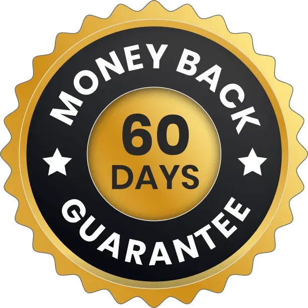 60-Day Money Back Guarantee Seal