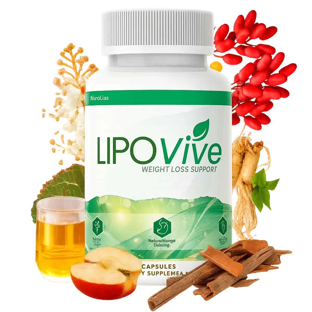 LipoVive Supplement Bottle